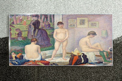 Sklenený obraz Seurata modely