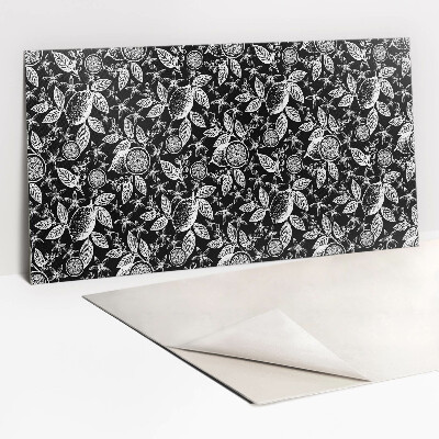Nástenný panel PVC Čiernobiela abstrakcia