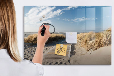Magnetická kresliaca tabuľa Pohľad na pláž