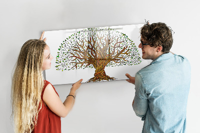 Kresliaca magnetická tabuľa Korene stromov