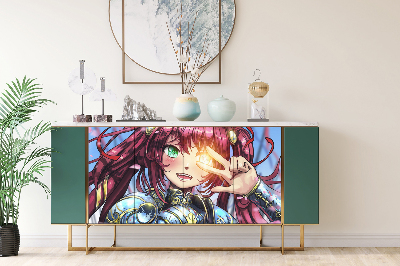 Nálepka na nábytok Anime dievča