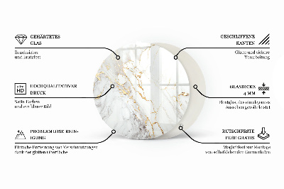 Doska na stôl Elegantná jednoliata čierna