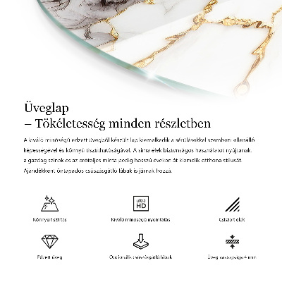Doska na stôl Elegantná jednoliata čierna