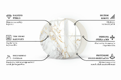 Doska na stôl Elegantná jednoliata čierna