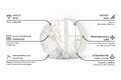 Doska na stôl Mramor s jemnými žilami
