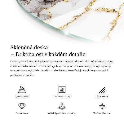 Doska na stôl Štýlový mramorový vzor