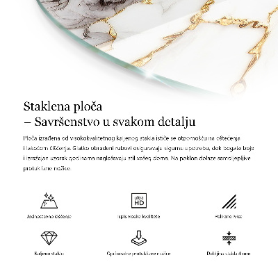 Doska na stôl Štýlový mramorový vzor