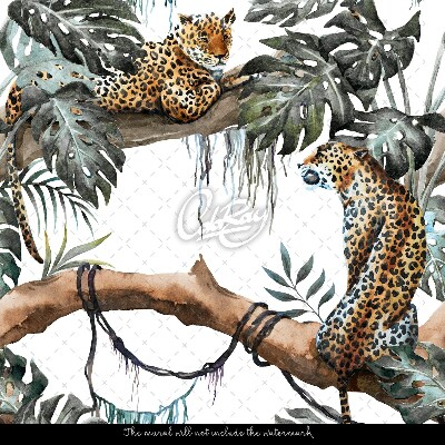 Fototapeta Leopardi odpočívajúci na strome