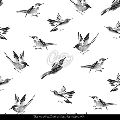 Fototapeta Lietajúce vtáky v kľúči