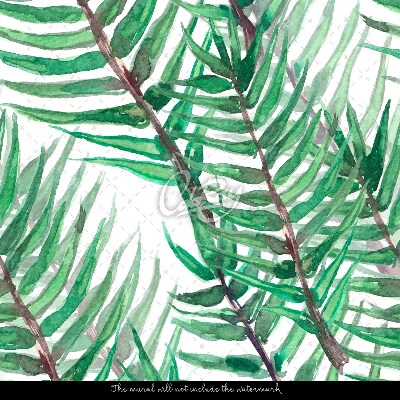 Fototapeta Naklonené palmové listy