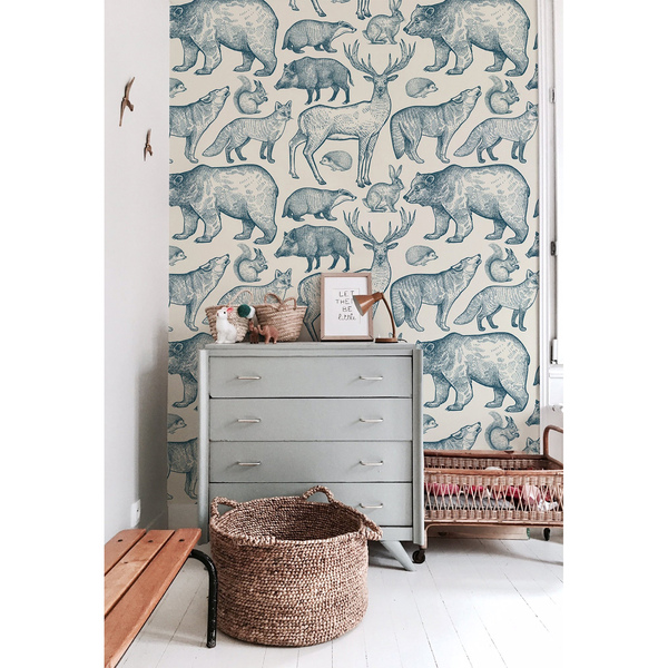 Fototapeta Návšteva lesných zvierat