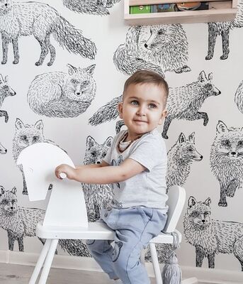 Fototapeta Tu líška má dieru