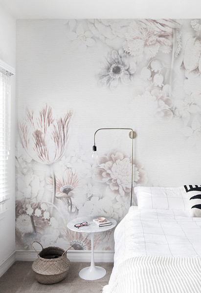 Fototapeta Kvetinová barokový beľ