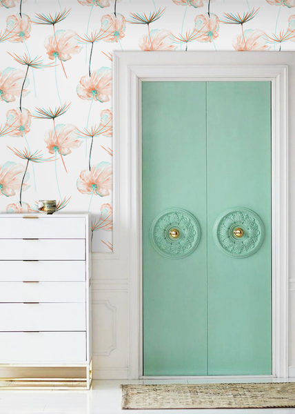 Fototapeta Mak vo vetre