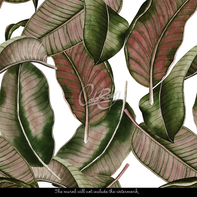 Fototapeta Tropické listy v jesenných farbách