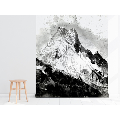Fototapeta Čierne a snehové hory