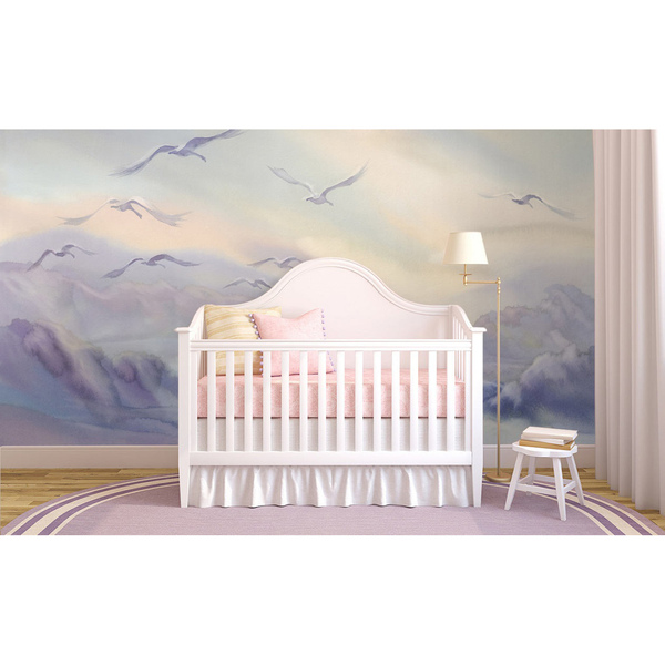 Fototapeta Let labutí v rannom svetle