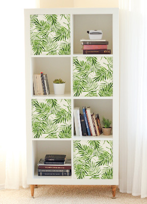 Nálepky Ikea Kallax Exotické zelené palmové listy