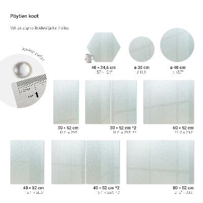 Doska na krájanie heksagonálna Priehľadný