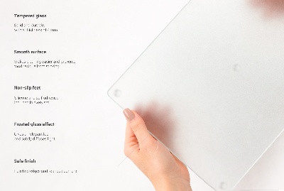 Sklenená doska na krájanie dvojdielna priehľadný