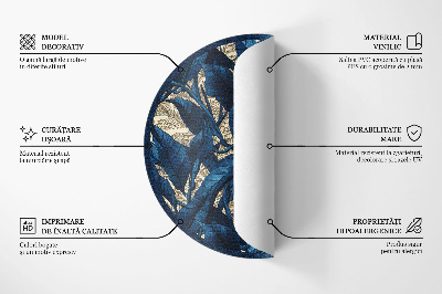 Okrúhly vinylový koberec Geometrická abstrakcia trojuholníkov