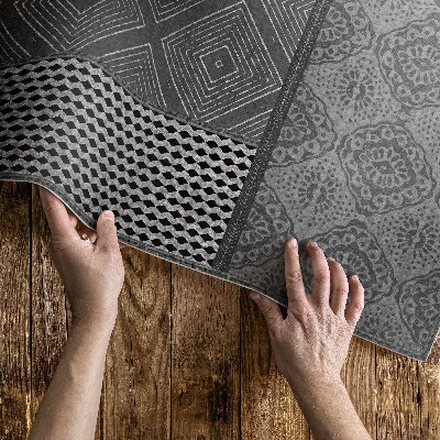 Vinylový koberec Mix rôznych vzorov imitácia látky