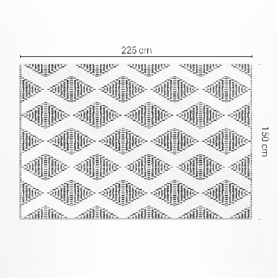 Vinylový koberec Geometrické kosoštvorce indiánsky vzor