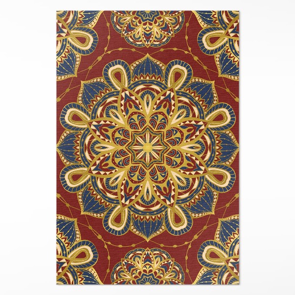 Vinylový koberec Bohato zdobená mandala orientálny vzor