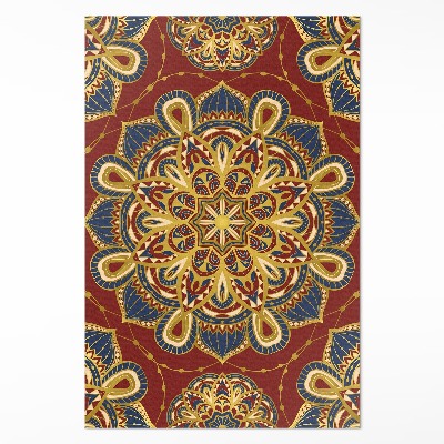 Vinylový koberec Bohato zdobená mandala orientálny vzor