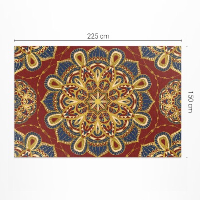 Vinylový koberec Bohato zdobená mandala orientálny vzor