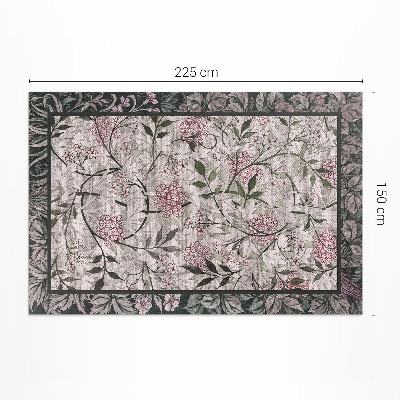 Vinylový koberec Skica jazmínu William Morris