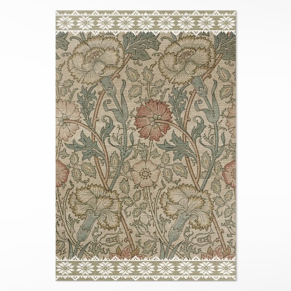 Vinylový koberec Divá ruža William Morris