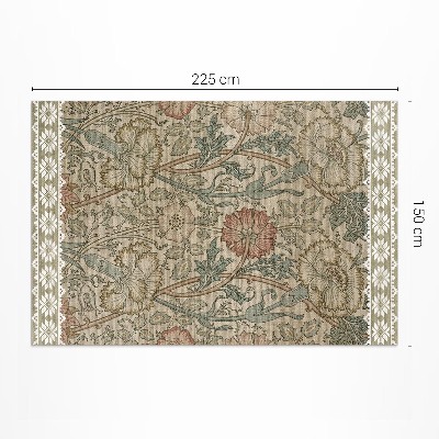 Vinylový koberec Divá ruža William Morris