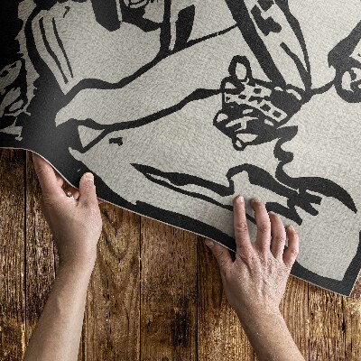 Vinylový koberec Kompozícia Wassilyho Kandinského