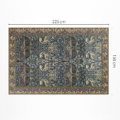 Vinylový koberec Páv a drak William Morris