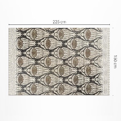 Vinylový koberec Kvetinové džbány William Morris