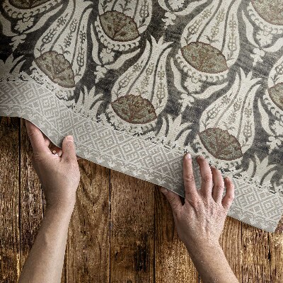 Vinylový koberec Kvetinové džbány William Morris