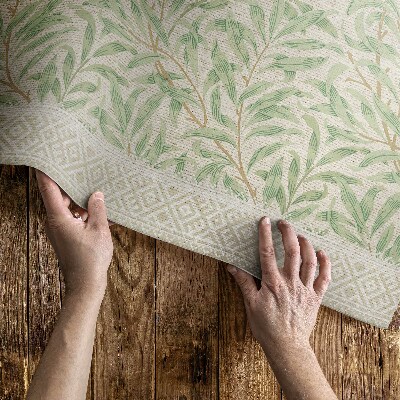 Vinylový koberec Vintage ilustrácia listov William Morris