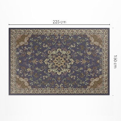 Vinylový koberec Vintage kvetinový ornamentálny vzor