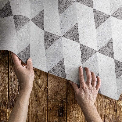 Vinylový koberec Geometrické kamenné dlaždice