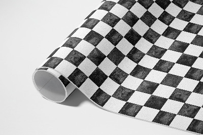 Vinylový koberec Kamenná šachovnica monochromatická