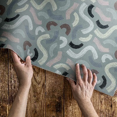 Vinylový koberec Abstraktné retro línie