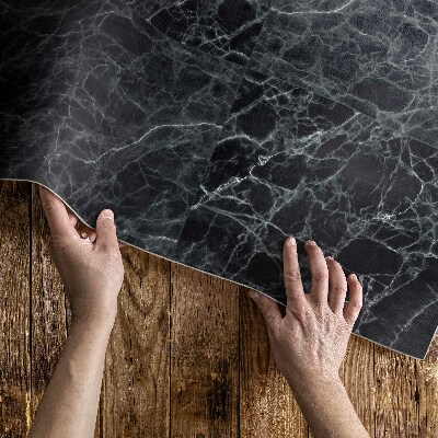 Vinylový koberec Tmavý mramor kamenné obklady