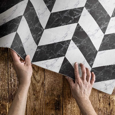 Vinylový koberec Monochromatická kamenná rybia kosť mramor