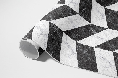 Vinylový koberec Monochromatická kamenná rybia kosť mramor