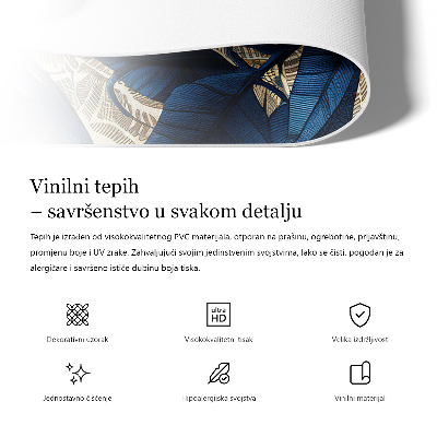 Vinylový koberec Štýlové kamenné dosky mramorové