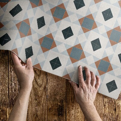Vinylový koberec Geometrická mozaika krásne dlaždice