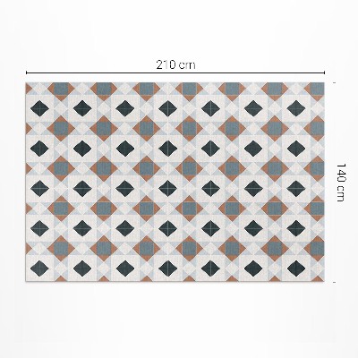Vinylový koberec Geometrická mozaika krásne dlaždice