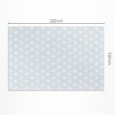 Vinylový koberec Svetlé krížiky minimalistický vzor