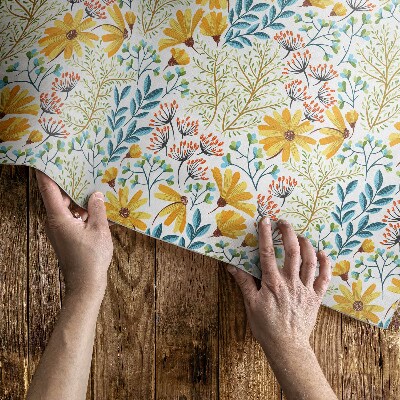 Vinylový koberec Kvetinová lúka floristický vzor
